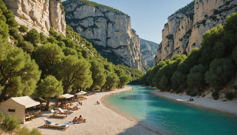 Genieten van een rustgevende vakantie op naturistencamping gorges du verdon